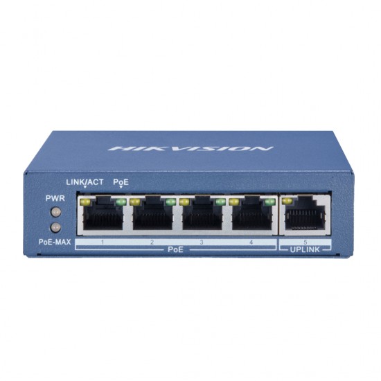 HikVision Network Switch 4 Port POE Gigabit DS-3E0505P-E/M